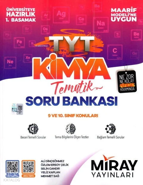 Miray Yayınları Maarif Model TYT Kimya Soru Bankası
