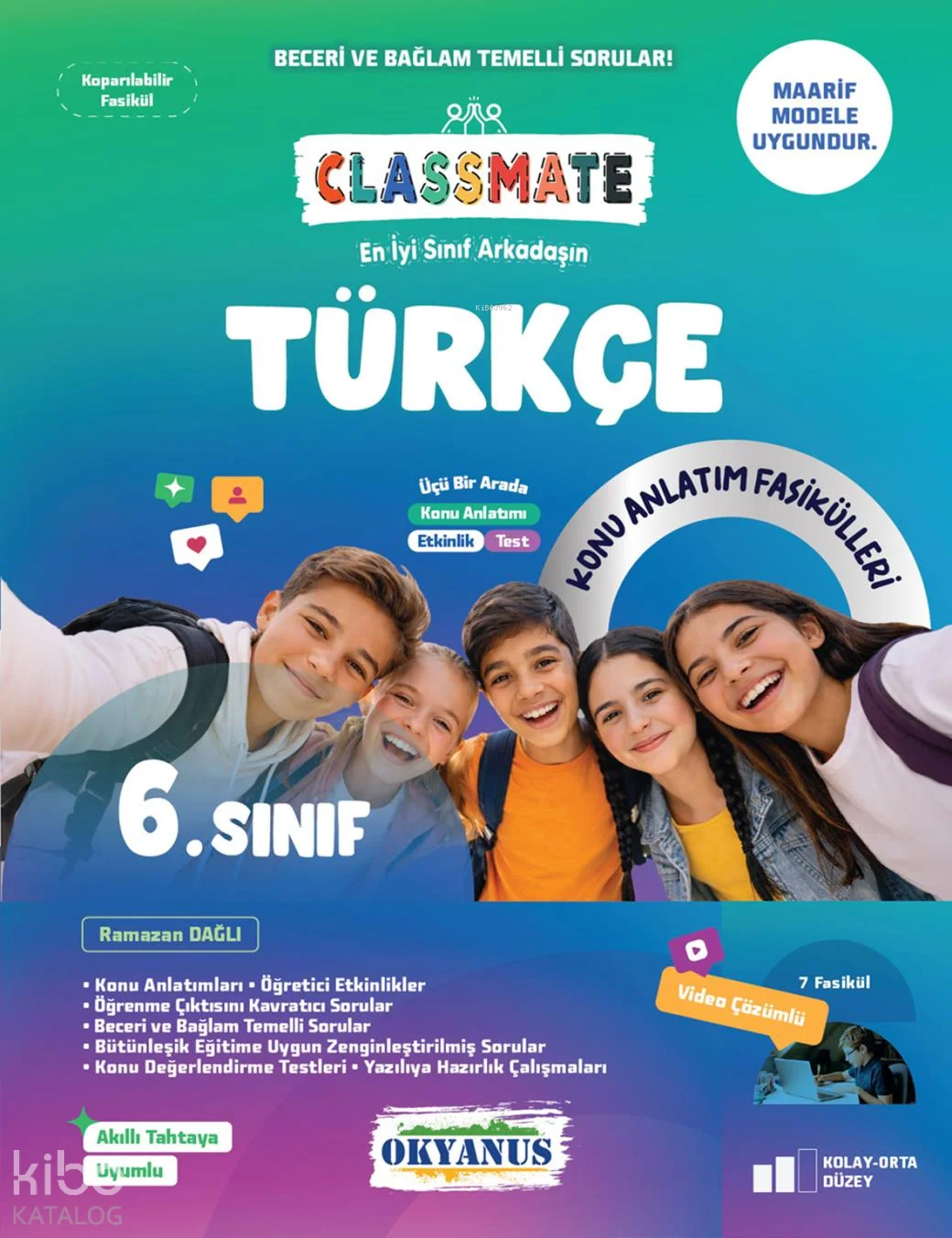 Okyanus Yayınları 6. Sınıf Classmate Türkçe Konu Anlatım Fasikülleri