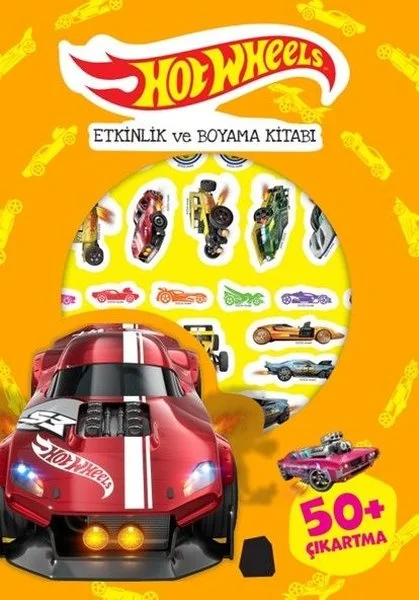 Hot Wheels Kıpır Kıpır Etkinlik ve Boyama Kitabı