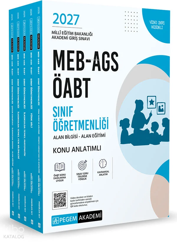 Pegem Akademi 2027 MEB AGS ÖABT Sınıf Öğretmenliği Alan Bilgisi - Alan Eğitimi Konu Anlatımlı Set (5 Kitap)