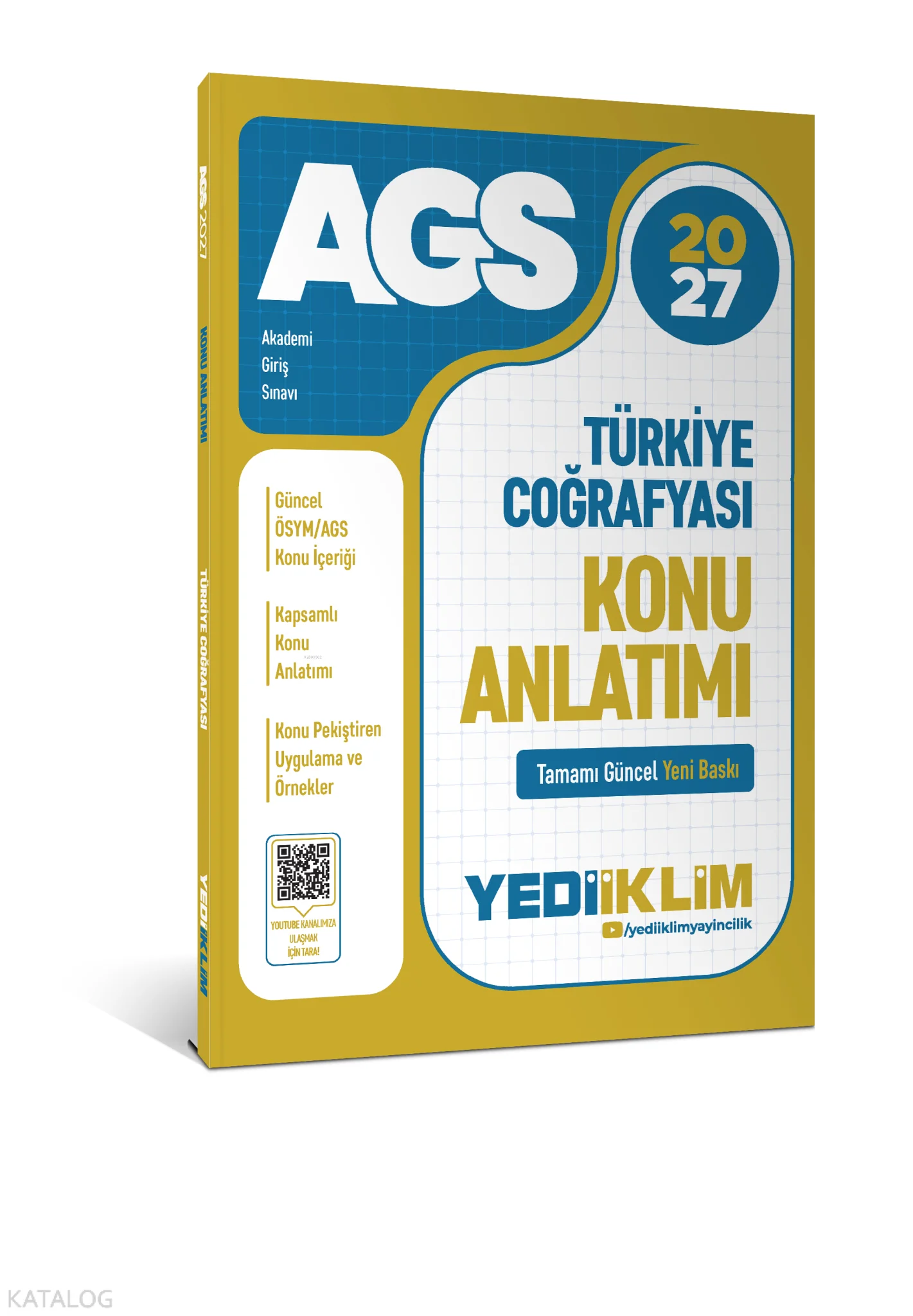 Yediiklim Yayınları 2027 MEB AGS Türkiye Coğrafyası Konu Anlatım