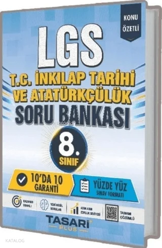 Tasarı Eğitim 8. Sınıf LGS T.C. İnkılap Tarihi ve Atatürkçülük Soru Bankası