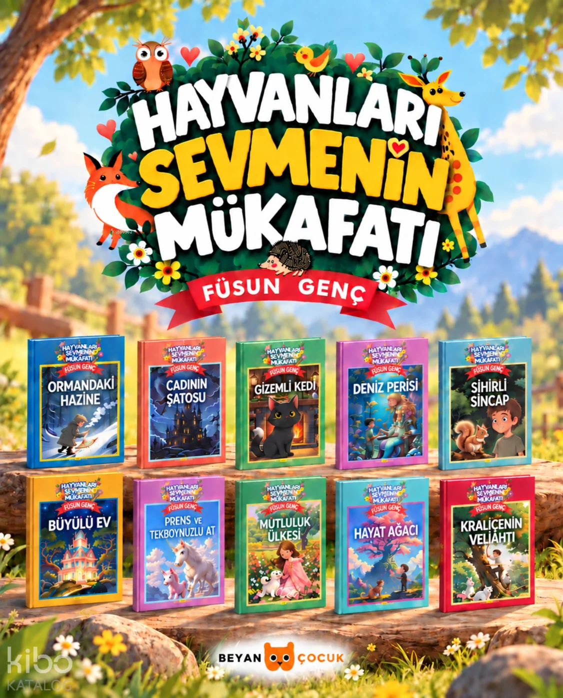 Hayvanları Sevmenin Mükafatı Serisi (10 Kitap)