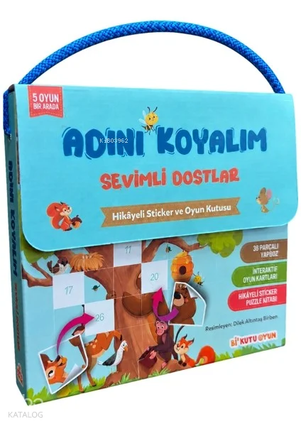 Adını Koyalım - Sevimli Dostlar (Hikâyeli Sticker ve Oyun Kutusu)