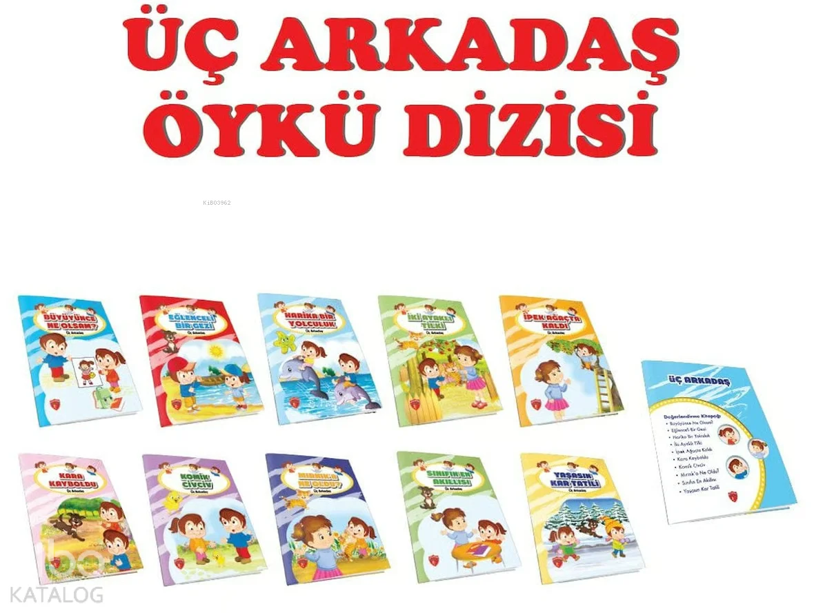 Çalışkan Arı 1. Sınıf Üç Arkadaş Öykü Dizisi (10 Kitap - Sınav)