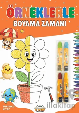 Örneklerle Boyama Zamanı - Turuncu Kitap