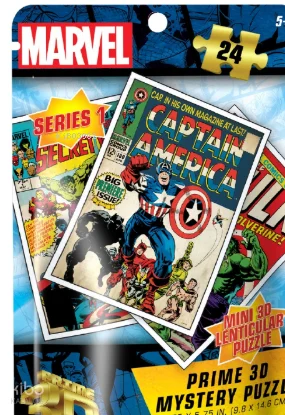 Marvel Series 1 - Prime 3D Mystery Puzzle - 24 Parça