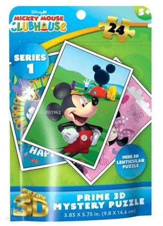 Disney Jr. Mickey Mouse Clubhouse Series 1 Prime 3D Mystery Puzzle - 24 Parça