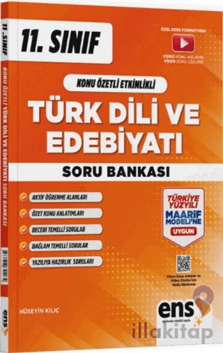 11. Sınıf Türk Dili ve Edebiyatı Konu Özetli Etkinlikli Soru Bankası
