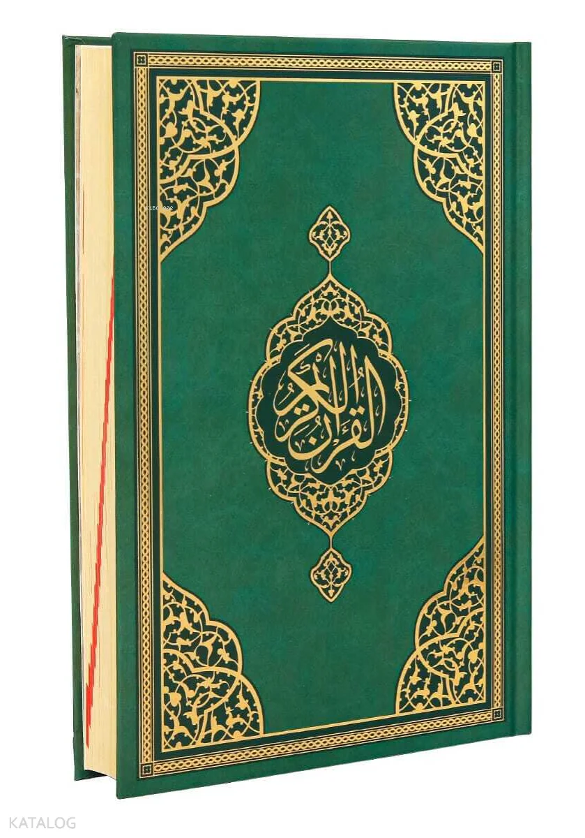 Kuran-ı Kerim (Hafız Boy - Bilgisayar Hatlı Arapça - Sıvama Kapak - Koyu Yeşil)