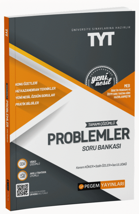 Pegem Yayınları TYT Problemler Tamamı Çözümlü Soru Bankası