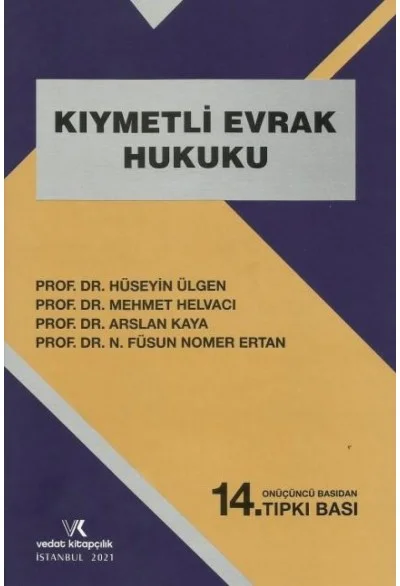 Kıymetli Evrak Hukuku
