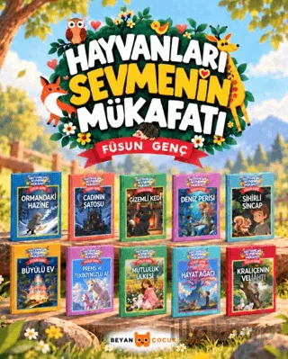 Hayvanları Sevmenin Mükafatı Serisi- ( 10 Kitap) Takım