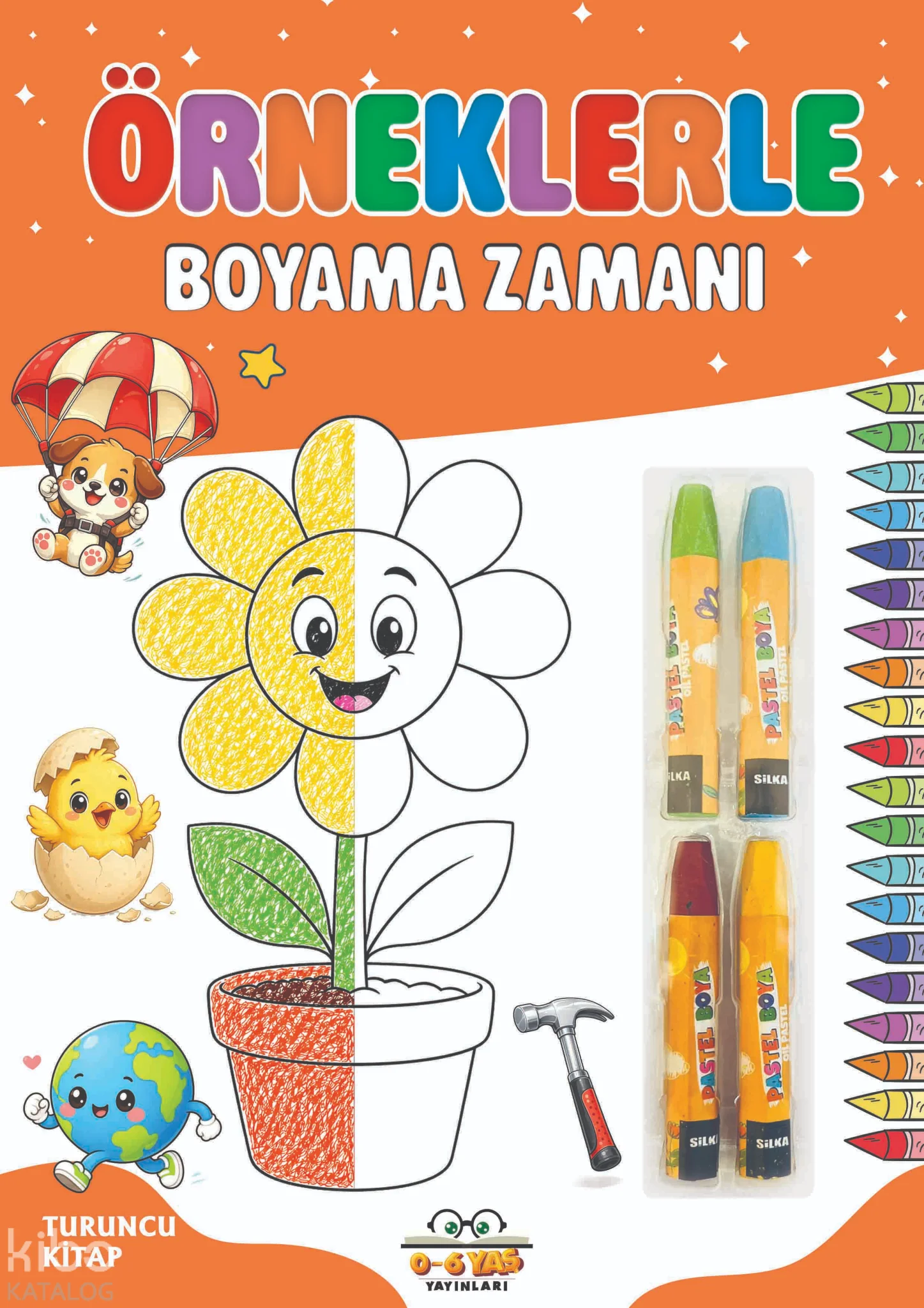 Örneklerle Boyama Zamanı (Turuncu Kitap)