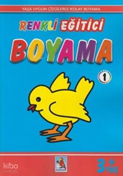 Nurdan / Renkli Eğitici Boyama - 1   3+Yaş