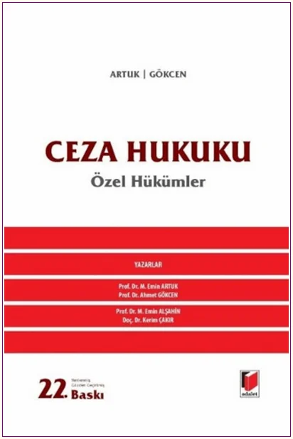 Ceza Hukuku Özel Hükümler (Ciltli) -