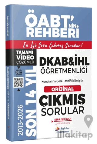2027 MEB-AGS ÖABT DKAB İHL Son 14 Yıl Orijinal Video Çözümlü Çıkmış Sorular