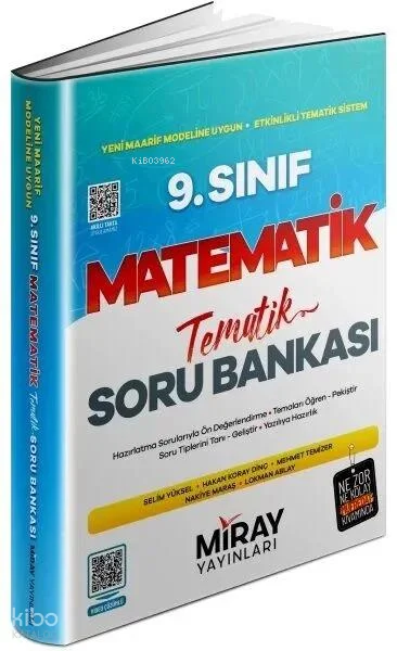 Miray Yayınları 9. Sınıf Matematik Tematik Soru Bankası
