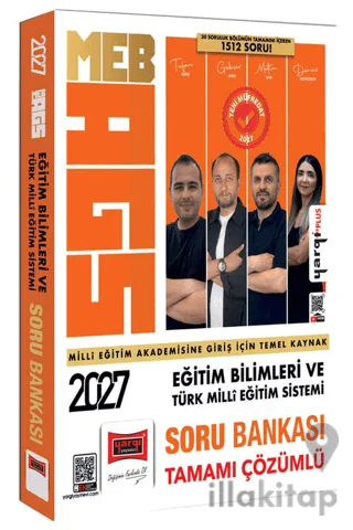 2027 MEB-AGS Eğitim Bilimleri ve Türk Milli Eğitim Sistemi Tamamı Çözümlü Soru Bankası
