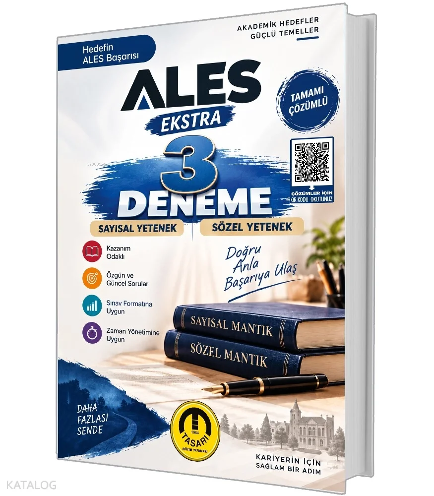 Tasarı Eğitim ALES Ekstra Seviye 3 Çözümlü Deneme
