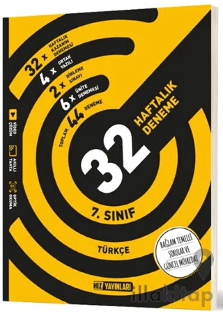 7. Sınıf Türkçe 32 Haftalık Deneme
