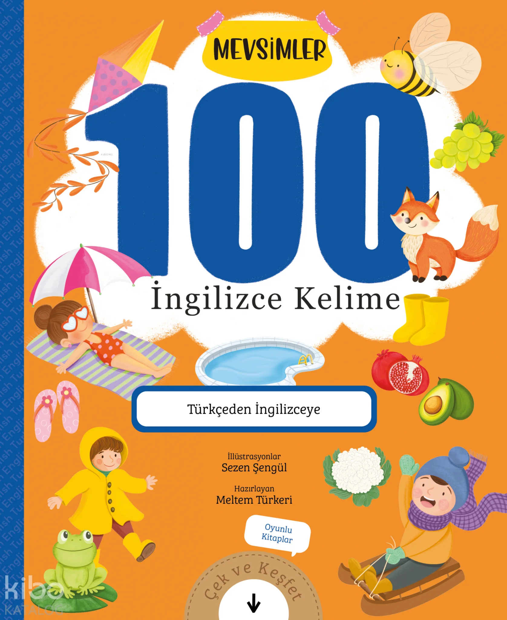 100 İngilizce Kelime - Mevsimler (Ciltli)