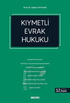 Kıymetli Evrak Hukuku