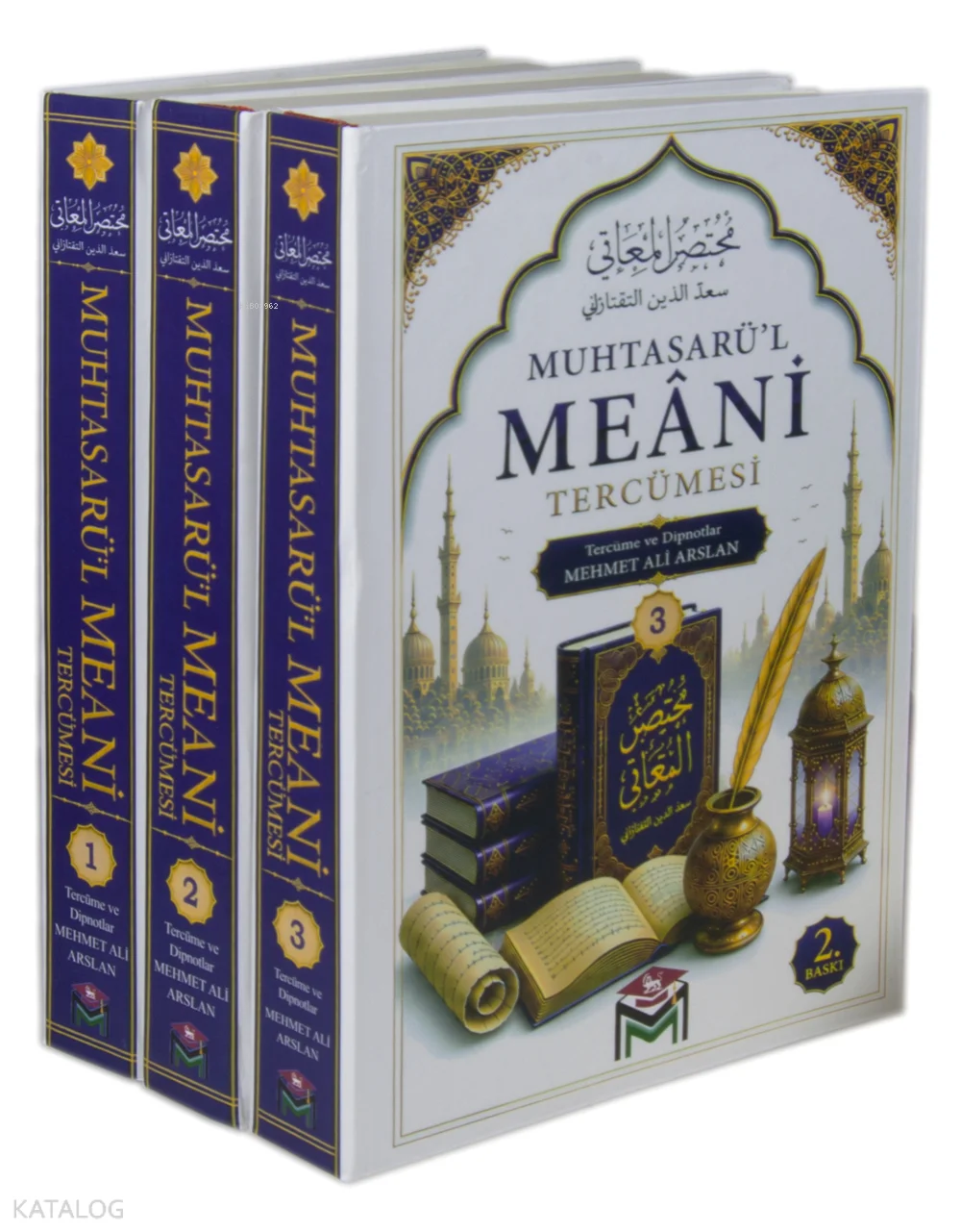 Muhtasarü'l Meani Tercümesi (3 Cilt - Ciltli) (Taftazani)