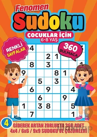Fenomen Çocuklar İçin Sudoku 6-8 Yaş - 4