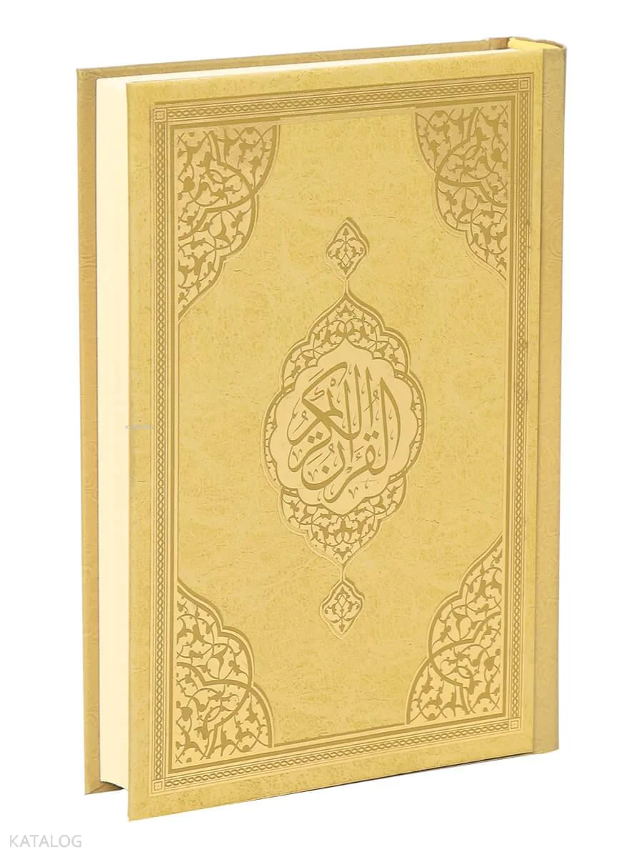 Kuran-ı Kerim (Hafız Boy - Medine Hatlı Arapça - Sıvama Kapak - Gold)