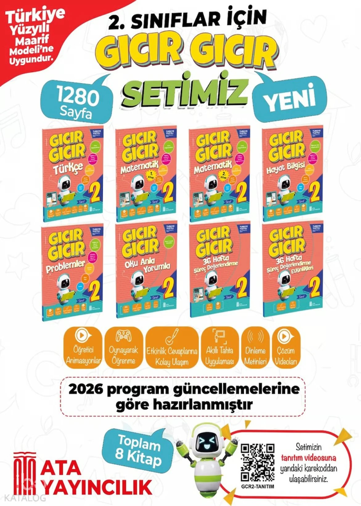 Ata Yayıncılık 2. Sınıf Gıcır Gıcır 8'li Set