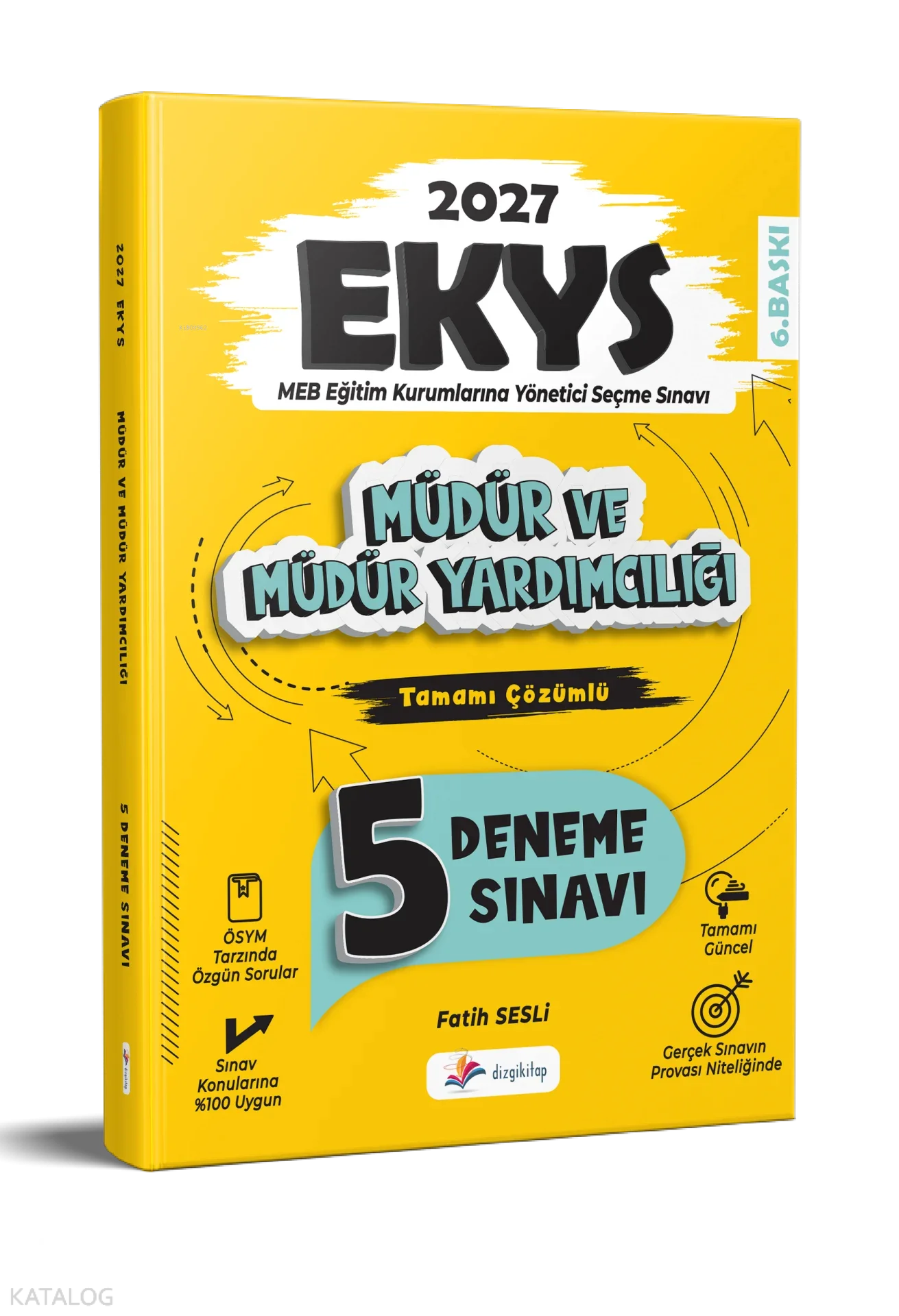 Dizgi Kitap 2027 MEB EKYS Müdür ve Müdür Yardımcılığı Tamamı Çözümlü 5'li Deneme
