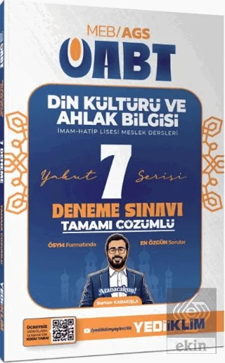 2027 MEB AGS ÖABT Yakut Din Kültürü ve Ahlak Bilgisi Tamamı Çözümlü 7 Deneme