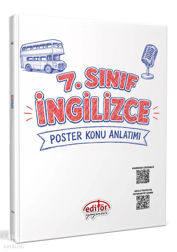 Editör Yayınları 7. Sınıf İngilizce Poster Konu Anlatımlı