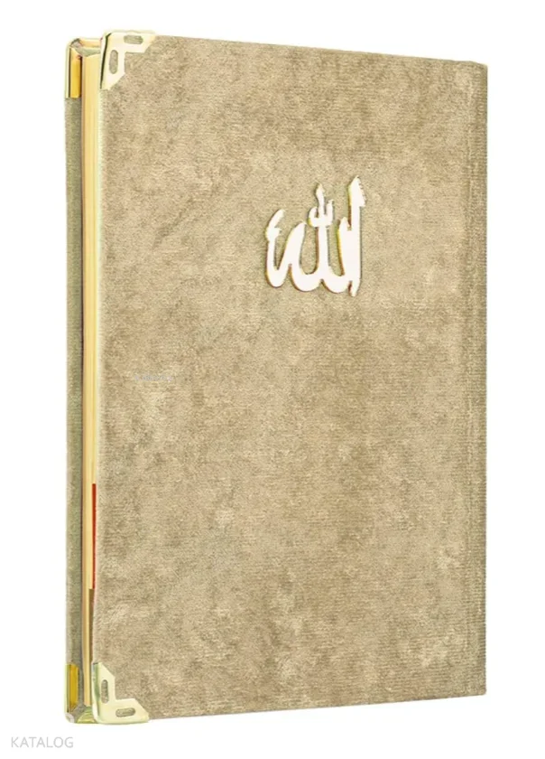 Yasin-i Şerif (Lalezar - Çanta Boy - 3 Özellikli - Kadife - Gold)