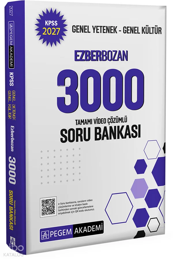 Pegem Akademi 2027 KPSS Genel Yetenek Genel Kültür Konu Anlatımlı Tek Kitap