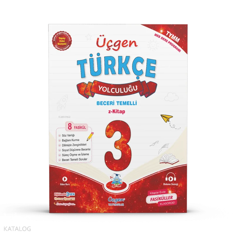 Üçgen Yayıncılık 3. Sınıf Beceri Temelli - Türkçe Fasikülleri