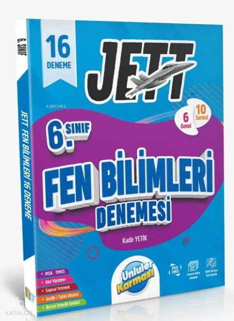 Ünlüler Karması 6. Sınıf Fen Bilimleri Jett 16'lı Branş Denemeleri