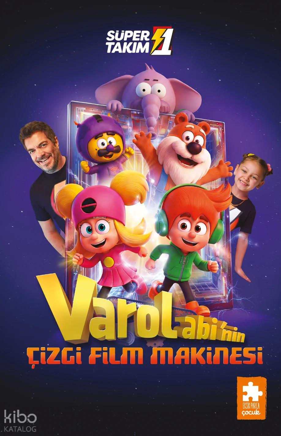 Süper 1 Takım - Varol Abi'nin Çizgi Film Makinesi - Film Kitabı