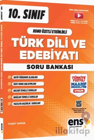 10. Sınıf Türk Dili ve Edebiyatı Konu Özetli Etkinlikli Soru Bankası