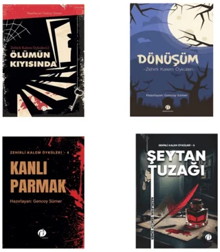 Zehirli Kalem Polisiye Gerilim Öyküler Seçkisi (4 Kitap Takım)