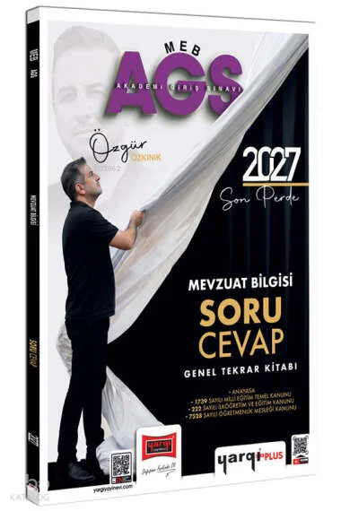 Yargı Yayınları 2027 MEB-AGS Mevzuat Bilgisi Soru Cevap Genel Tekrar Kitabı