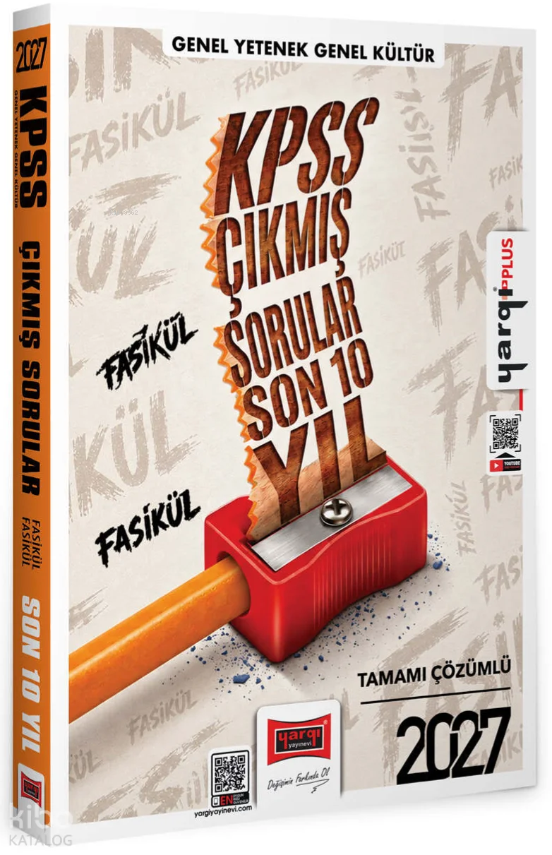 Yargı Yayınları 2027 KPSS Son 10 Yıl Tamamı Çözümlü Fasikül Fasikül Çıkmış Sorular