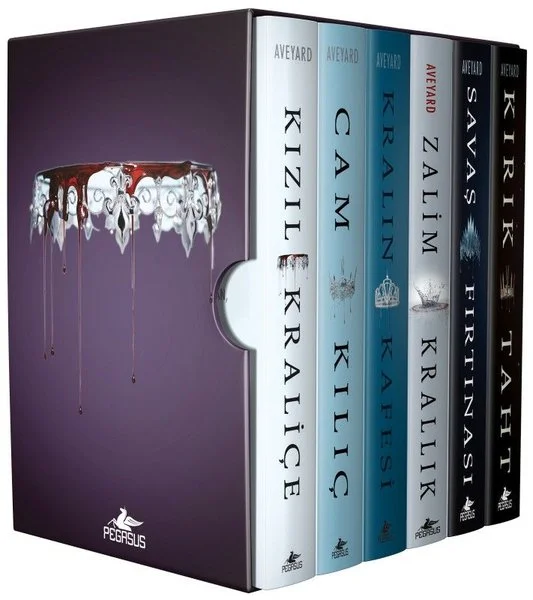 Kızıl Kraliçe Serisi Özel Seti - 6 Kitap Takım - Kutulu (Ciltli)