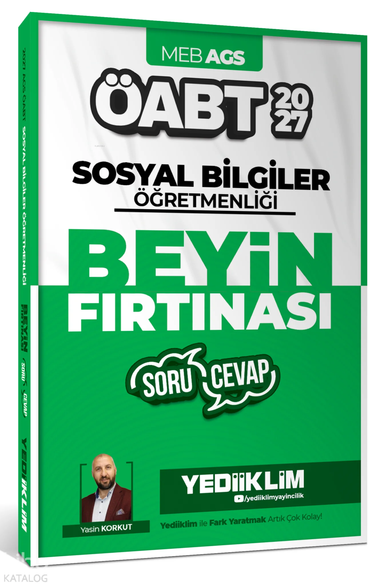 Yediiklim Yayınları 2027 MEB AGS  ÖABT Sosyal Bilgiler Öğretmenliği Beyin Fırtınası Soru Cevap