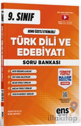 9. Sınıf Türk Dili ve Edebiyatı Konu Özetli Etkinlikli Soru Bankası