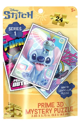 Disney Stitch Series 1 - Prime 3D Mystery Puzzle - 24 Parça