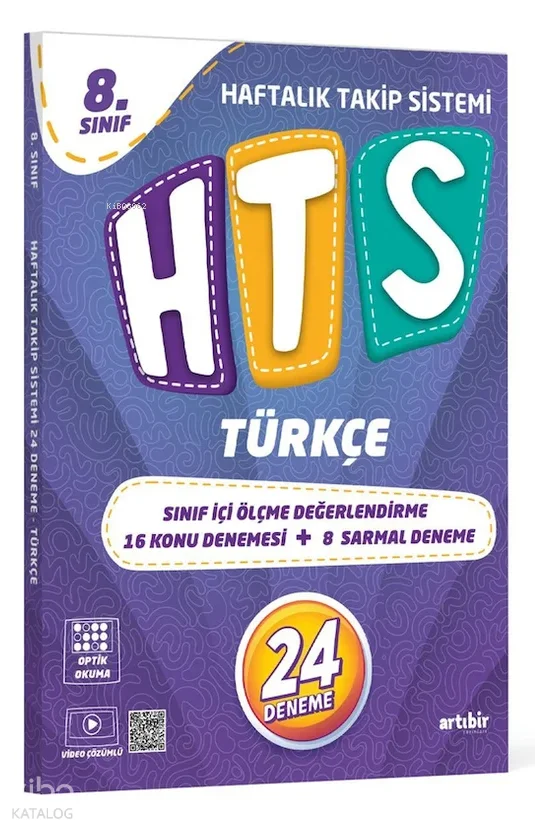 Artıbir 8. Sınıf Türkçe Haftalık Takip Sistemi 24 Deneme