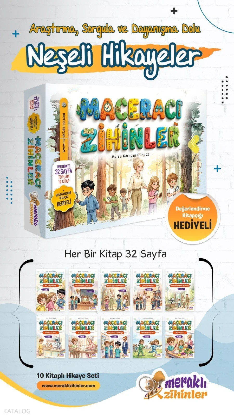 Meraklı Zihinler Maceracı Zihinler (10 Kitap)