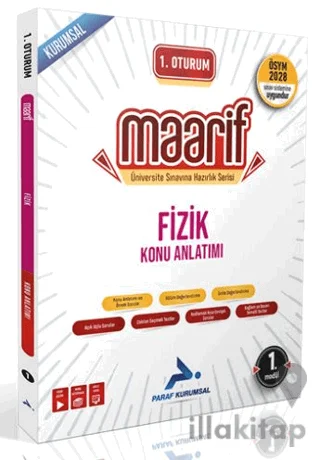 1. Oturum Maarif Fizik Konu Anlatımı 1. Kitap